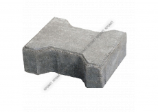 "Катушка" тротуарная плитка 195х160х80 - КРЭМП | ЖБИ изделия и материалы для благоустройства территорий