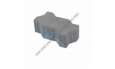 "Волна" тротуарная плитка 243х130х70 - КРЭМП | ЖБИ изделия и материалы для благоустройства территорий